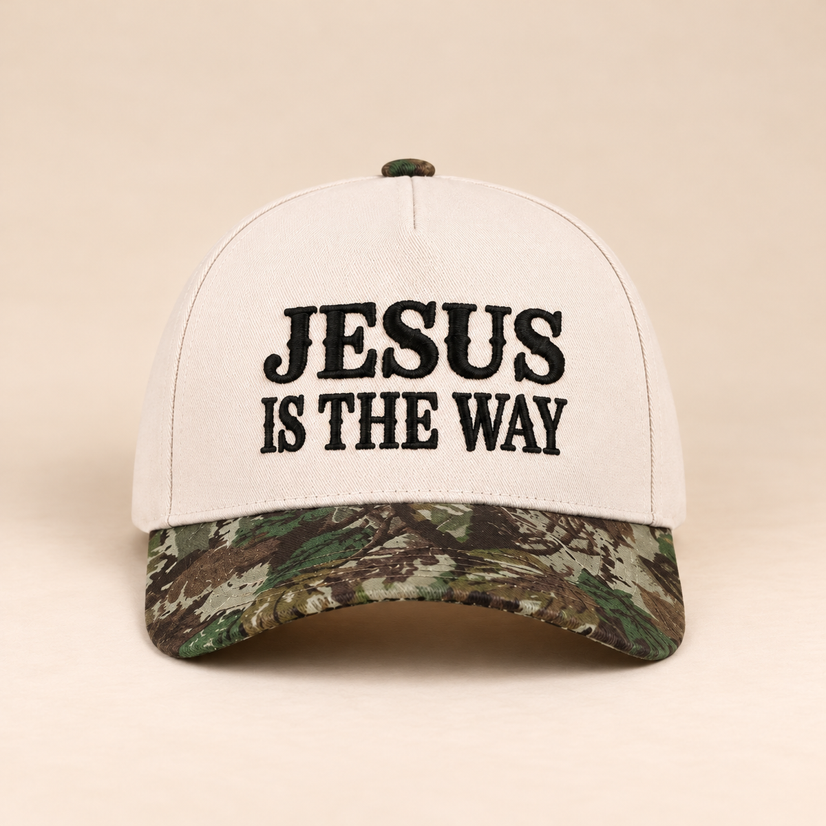 Jesus Is the Way Camo Cap