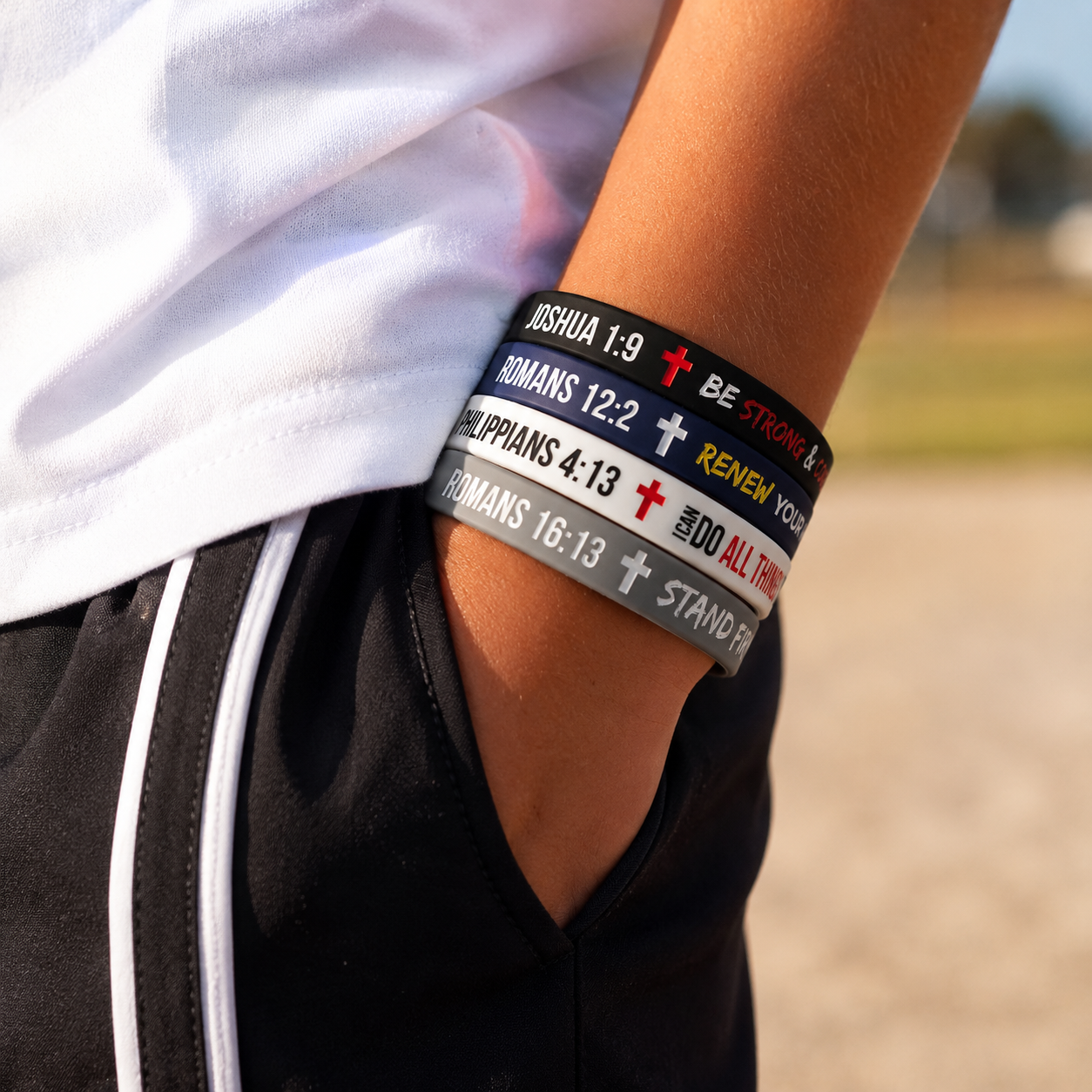 Faith Verse Wristband Set (6-Pack)