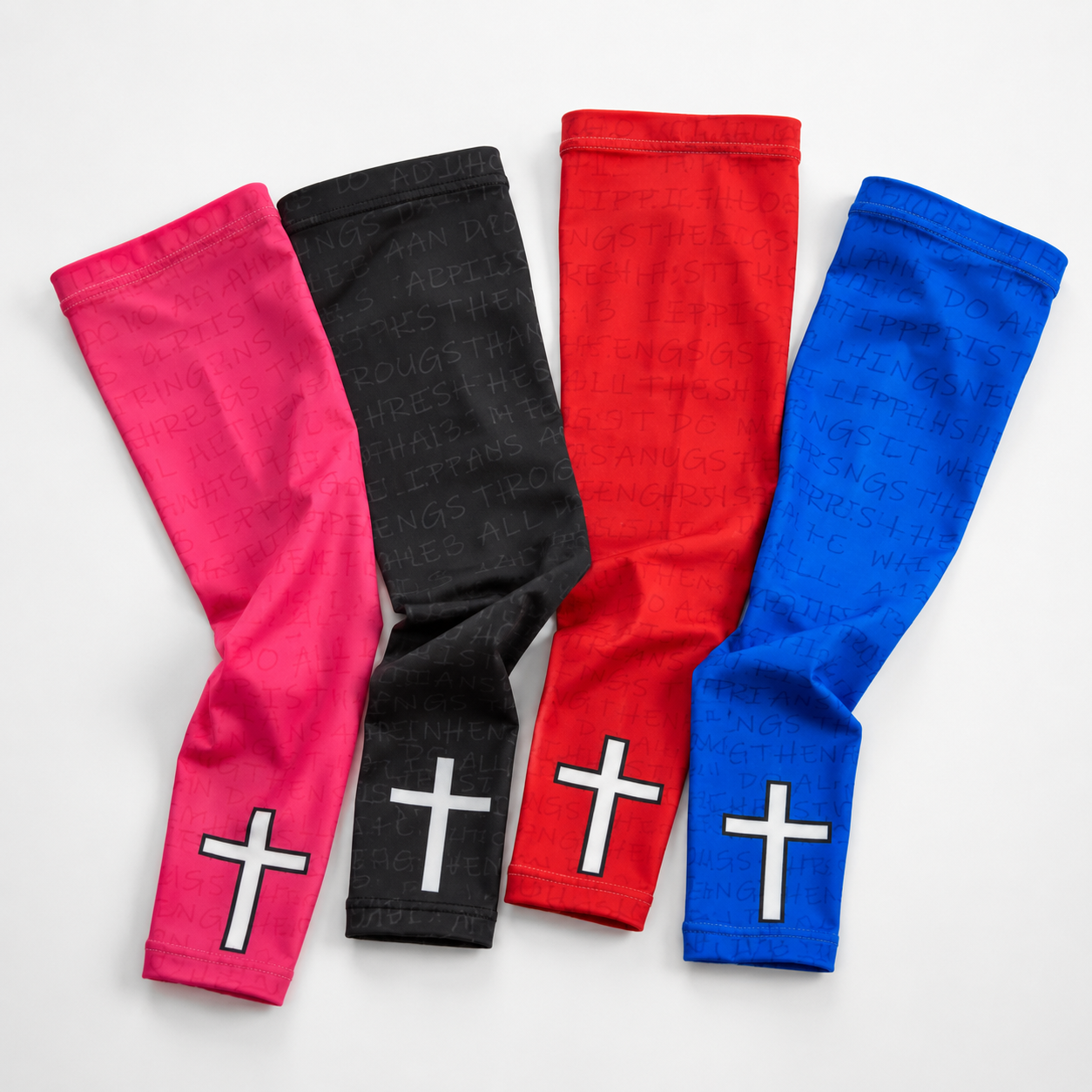 Faith Strength Compression Arm Sleeve (Pair)
