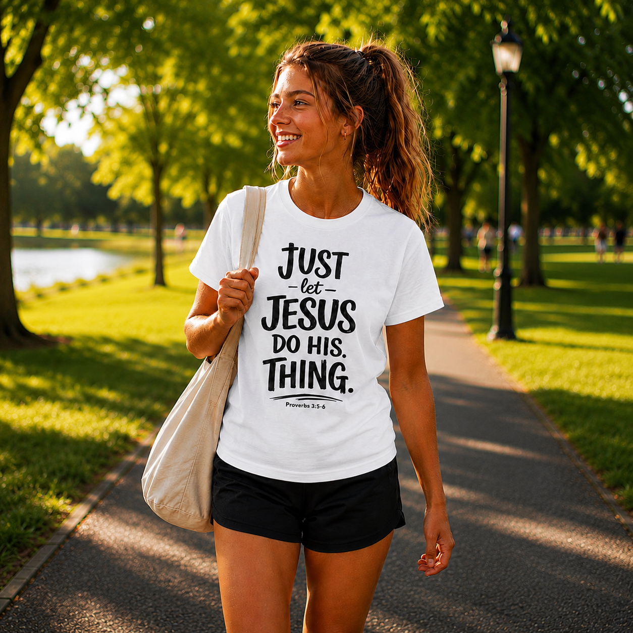 Just Let Jesus Women's T-Shirt