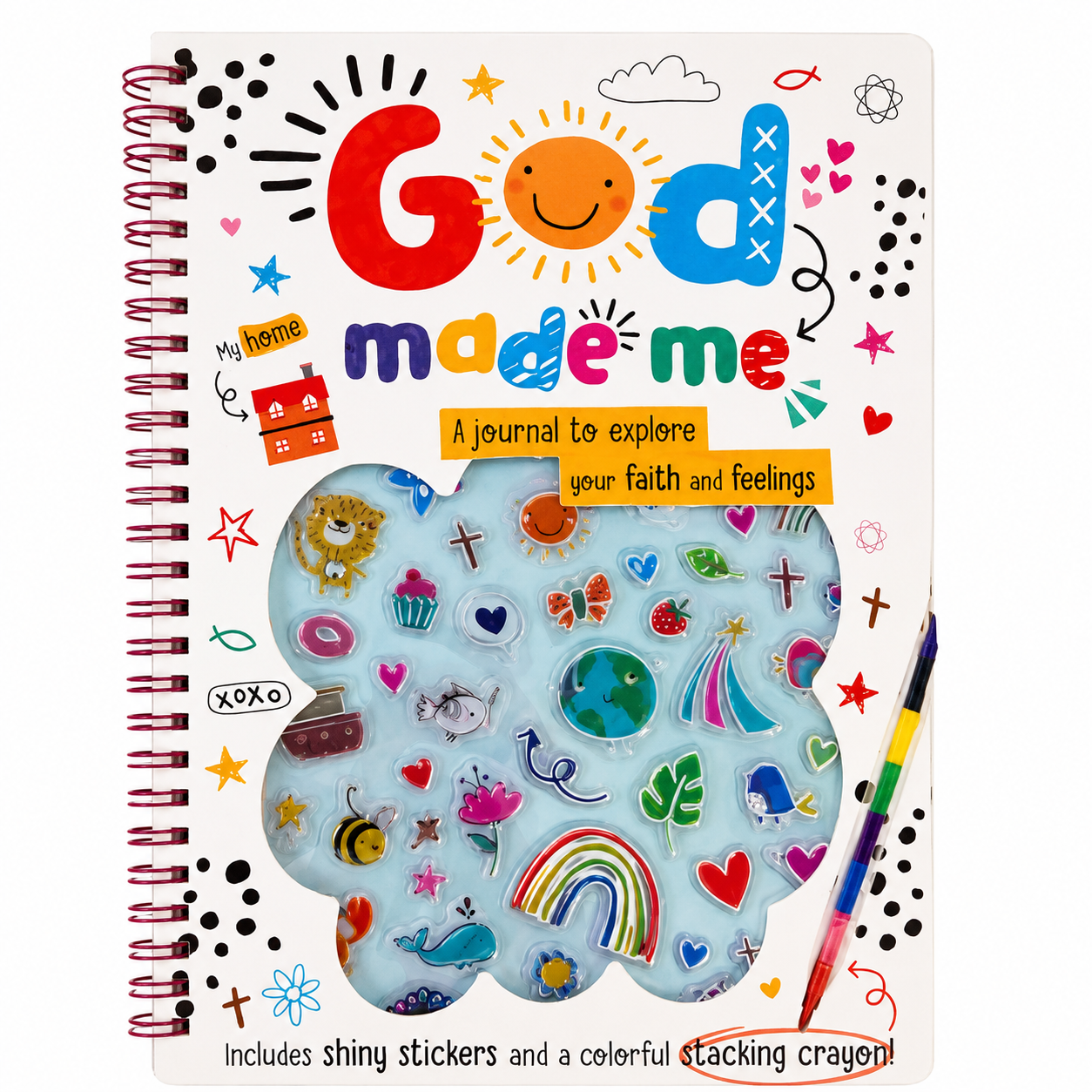 God Made Me Christian Kids Journal