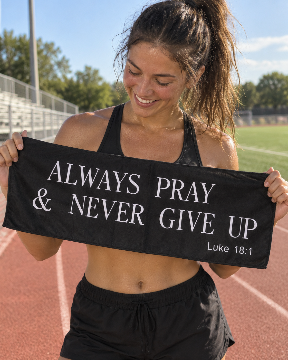 Never Give Up • Cooling Towel