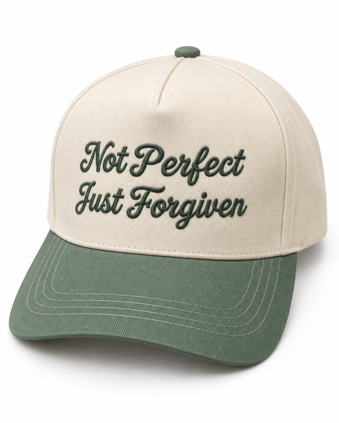 Not Perfect Just Forgiven Cap