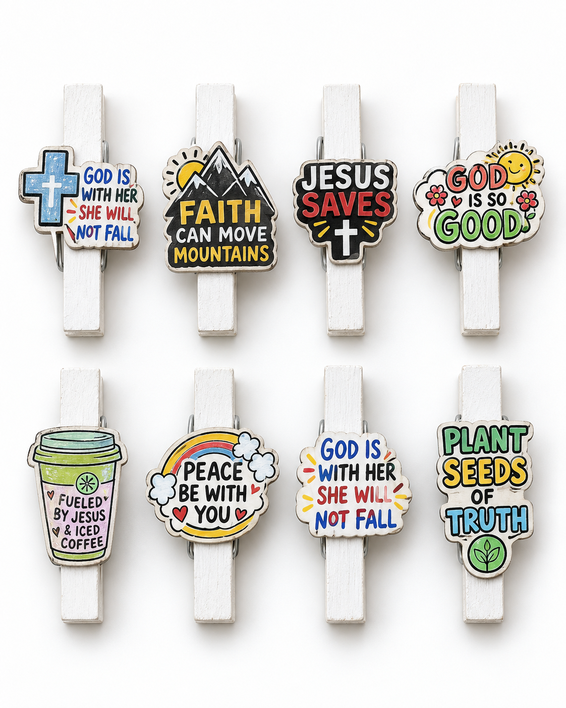 Cheer 4 Jesus • Clip Pins 2-Pack