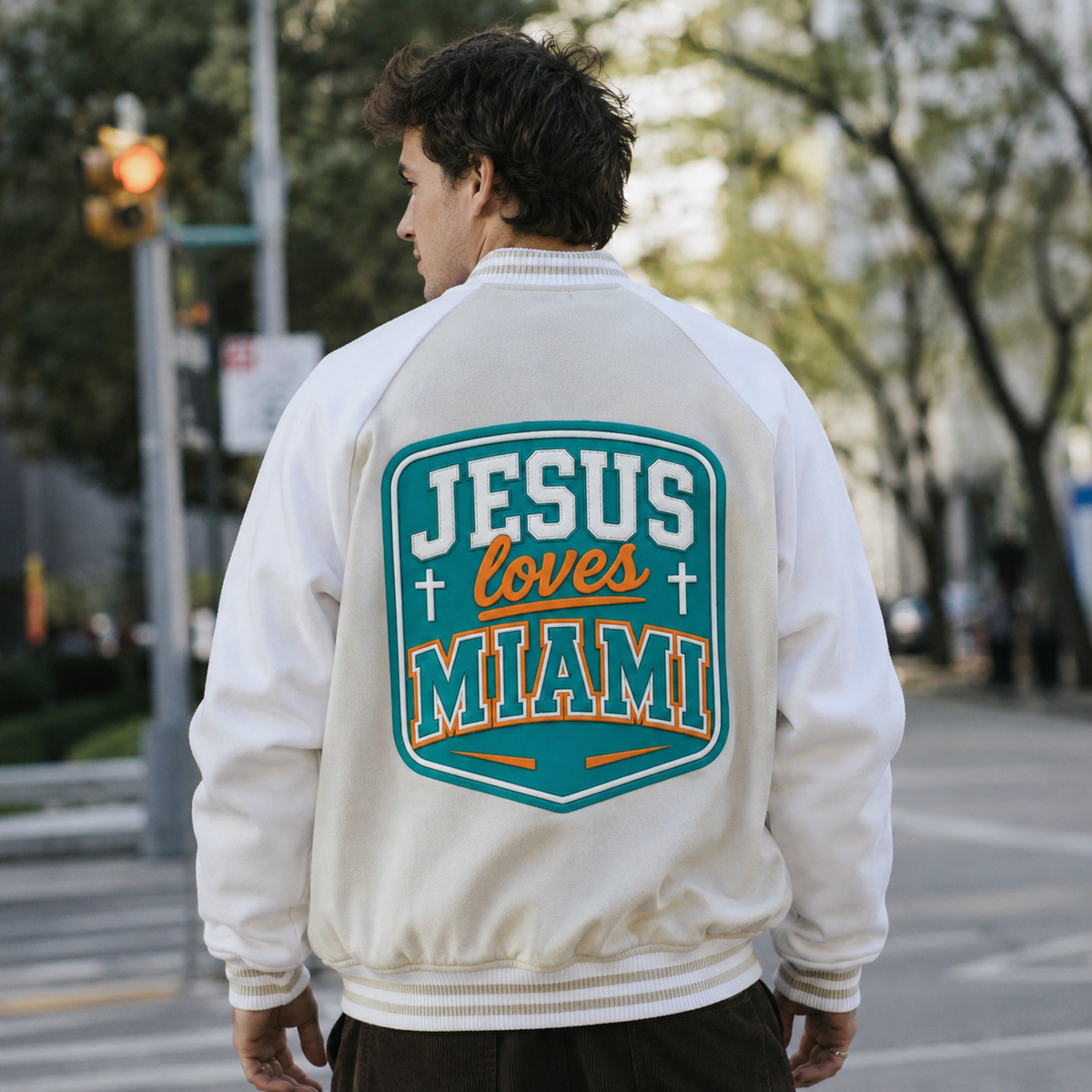 Jesus Loves Miami Christian Varsity Jacket