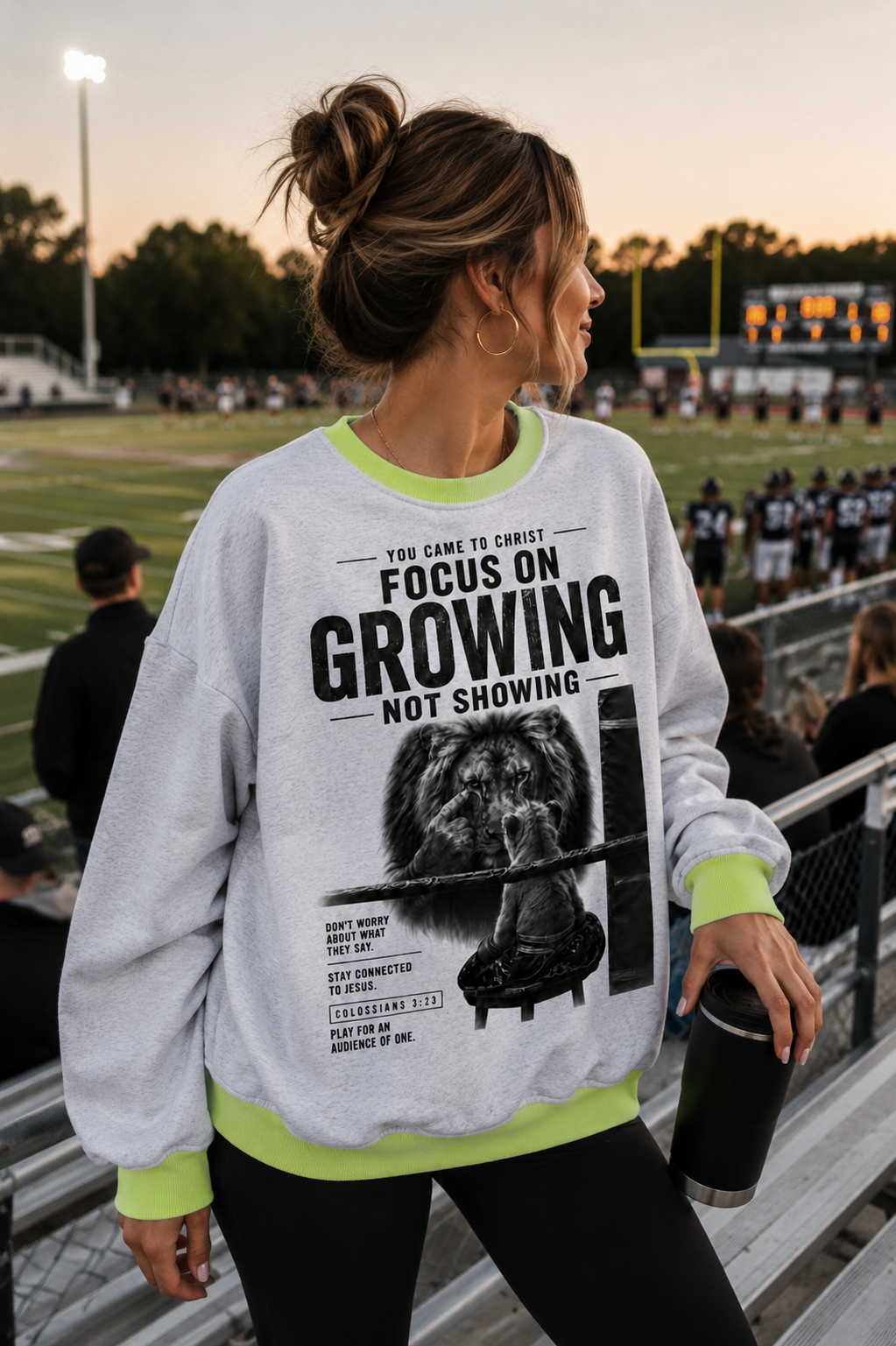 Focus On Growing Women's Oversized Sweatshirt