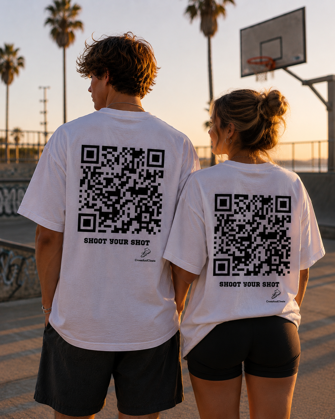 SHOOT YOUR SHOT QR Code Prayer T-Shirt