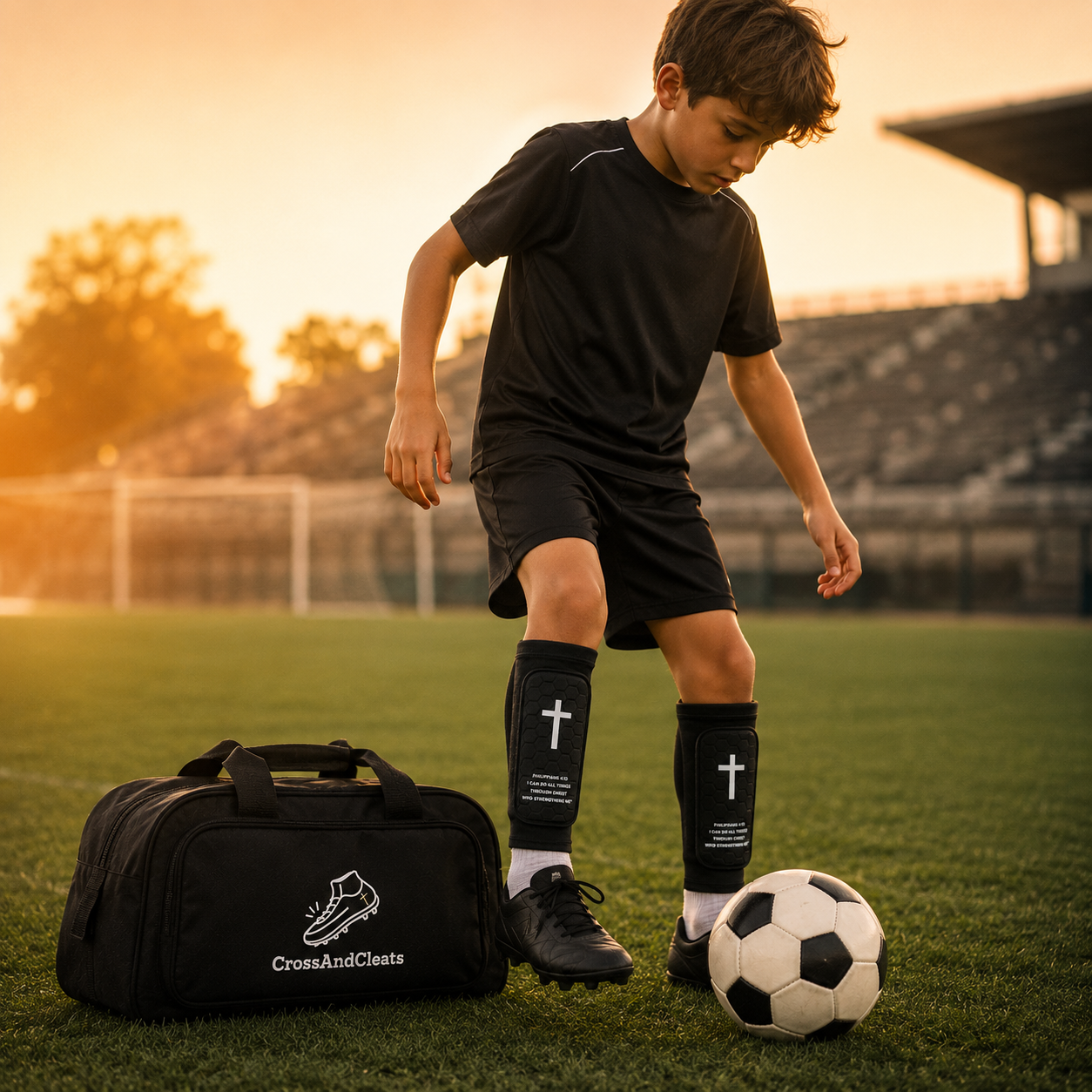 Proverbs 3:5 Soccer Shin Guard Sleeves