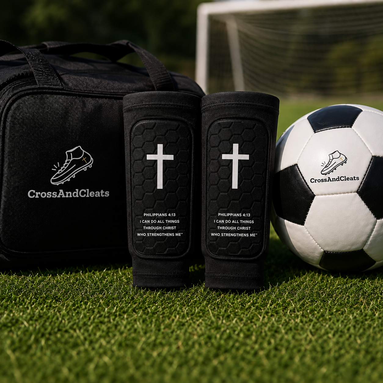 Proverbs 3:5 Soccer Shin Guard Sleeves