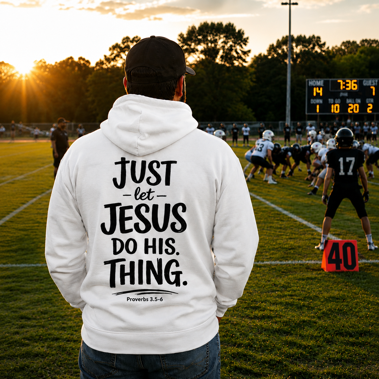 Just Let Jesus Do His Thing Hoodie