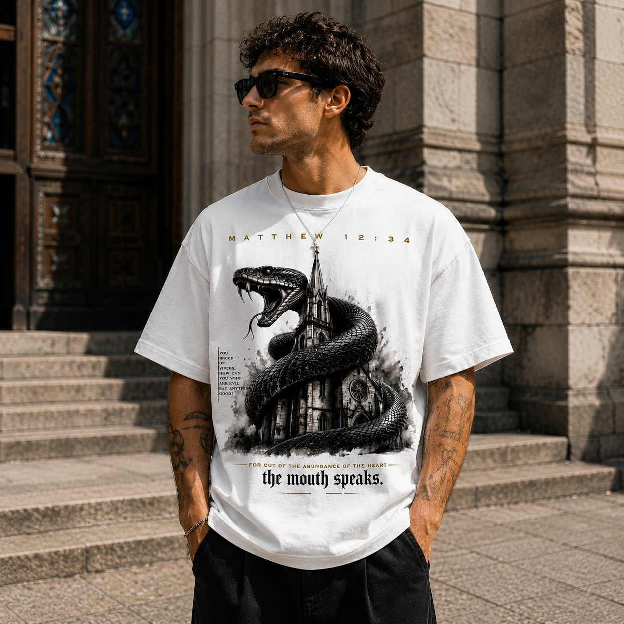 Brood of Vipers Oversized Heavyweight Tee