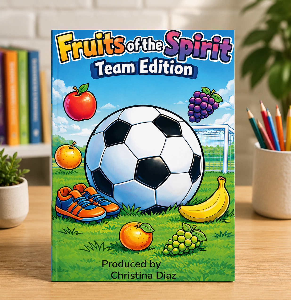 God's Good Fruit Soccer Faith Coloring Book