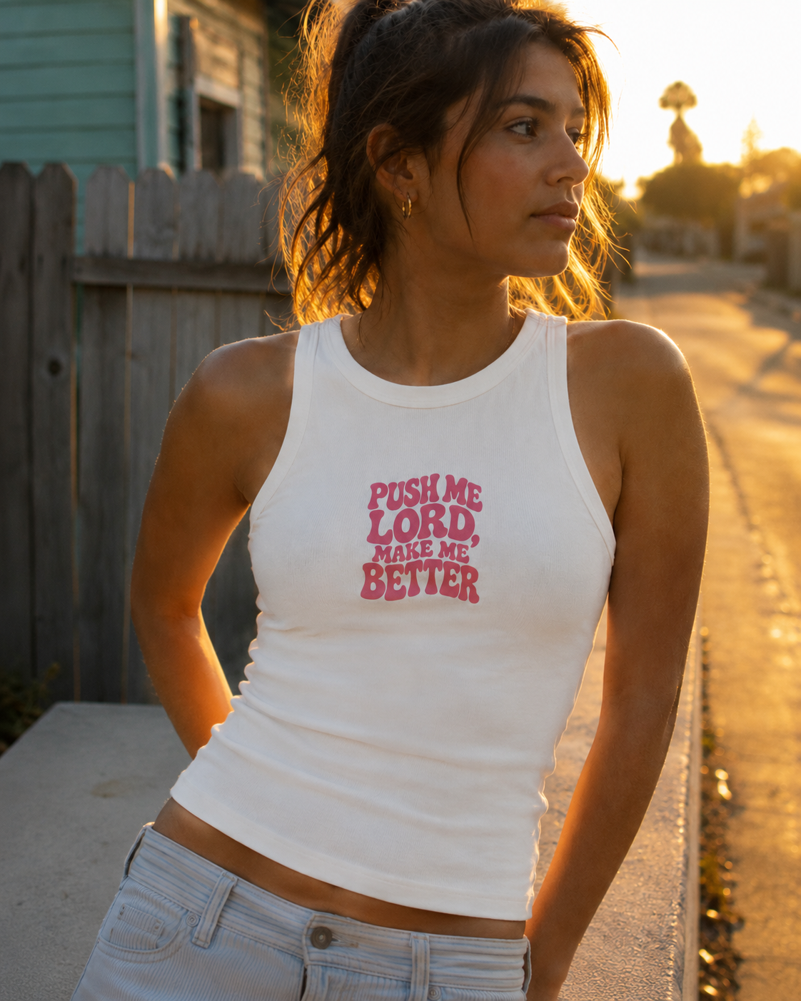 Push Me Lord, Make Me Better – Graphic Tank