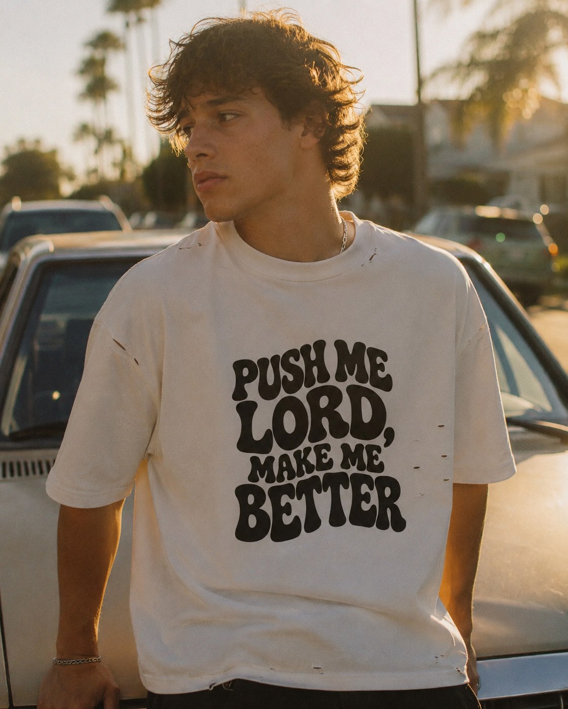 Push Me Lord, Make Me Better – Boxy Tee