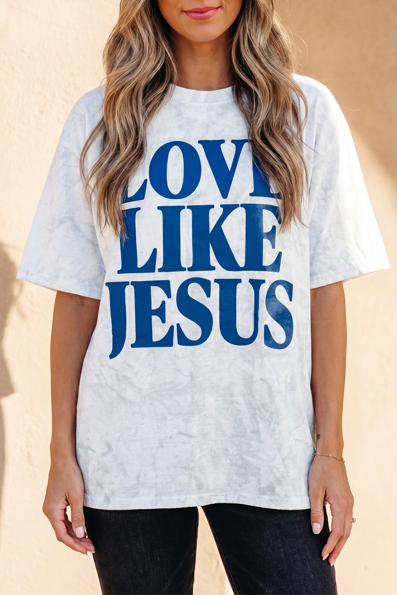 Love Like Jesus Camouflage Oversized T-Shirt