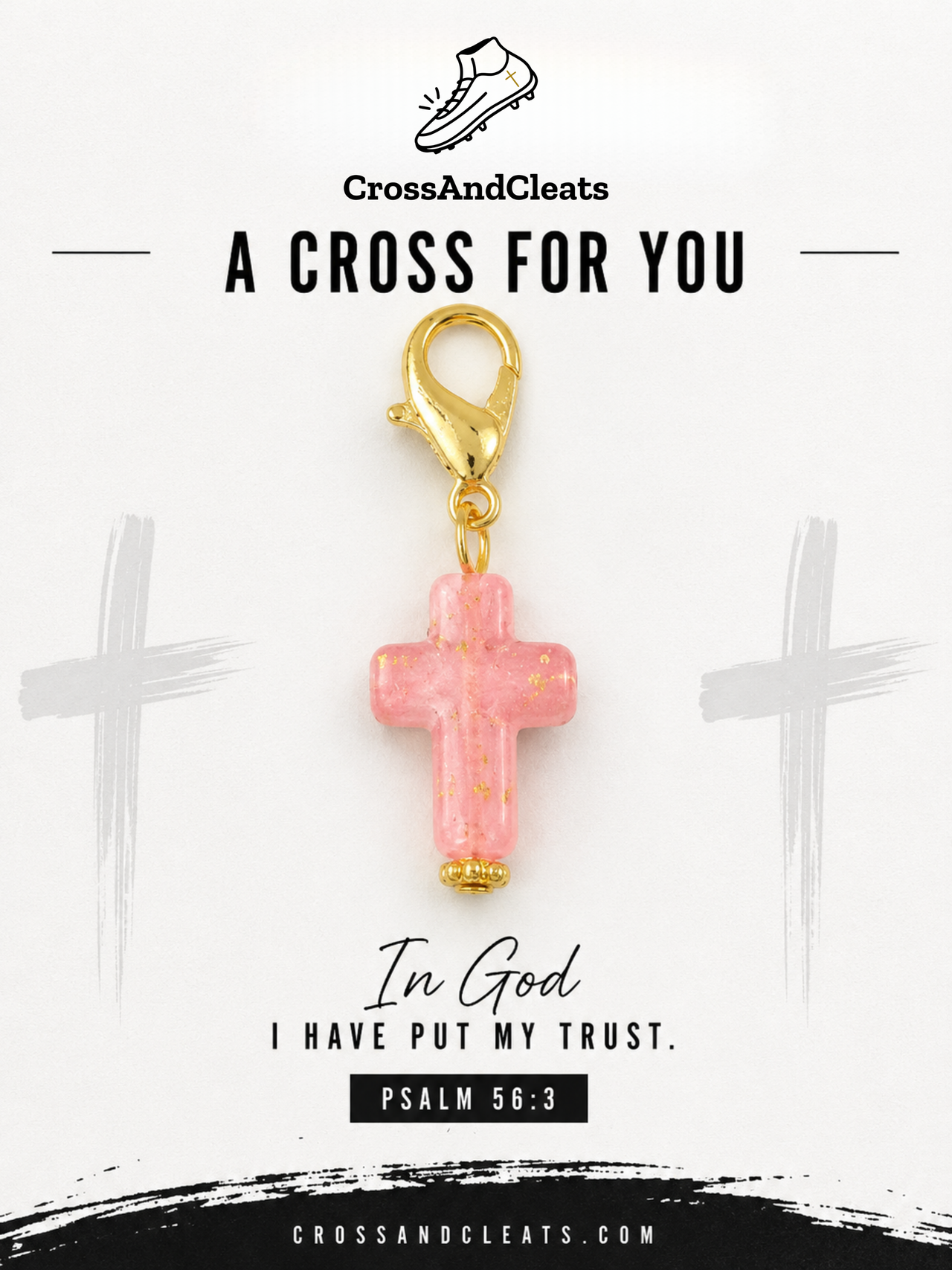In God I Have Put My Trust • Psalm 56:3 Shoe Charm