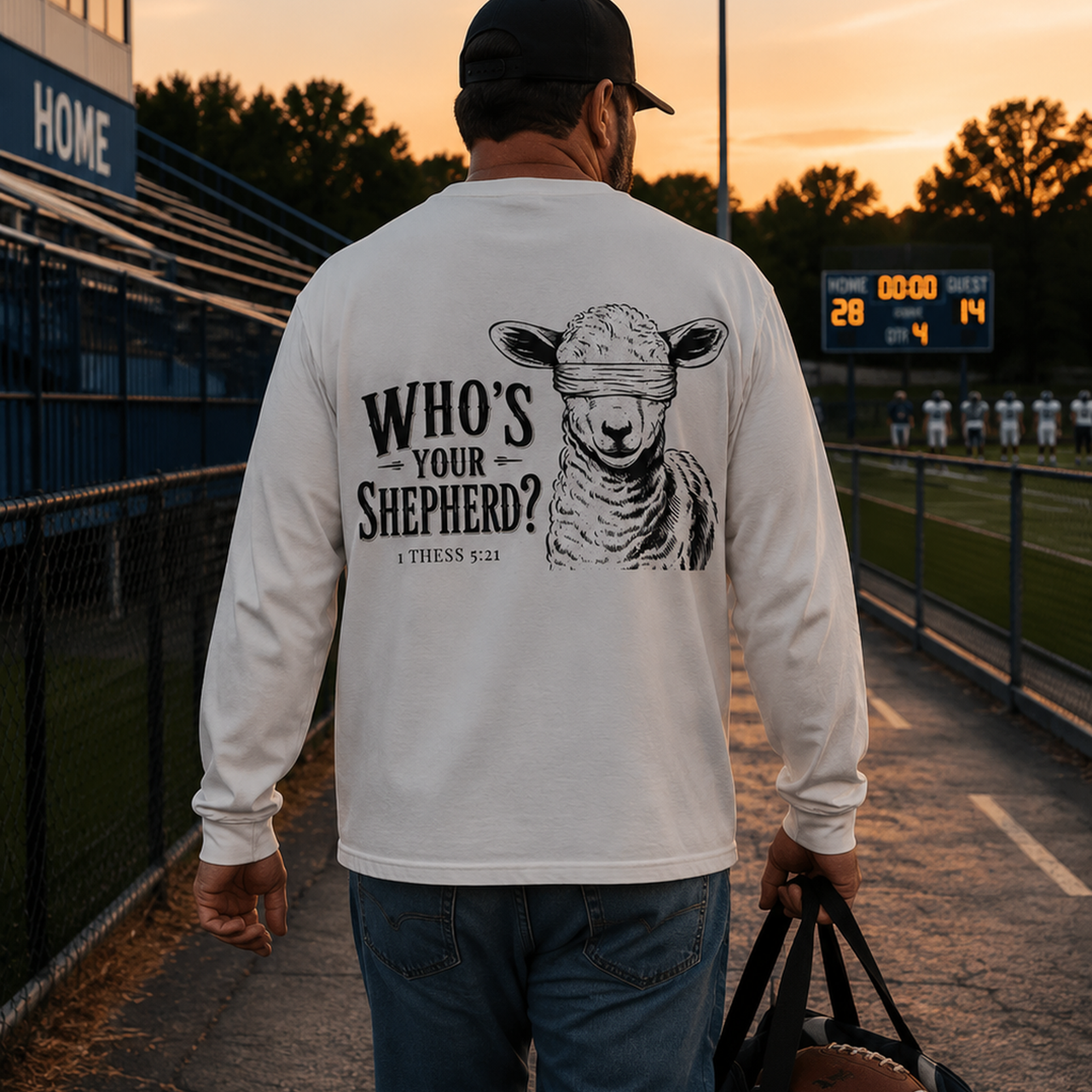 Who's Your Shepherd? Christian Long Sleeve